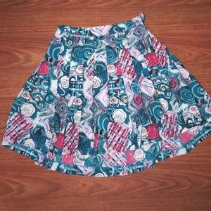 Abstract Le Coq Sportif Tennis Skirt